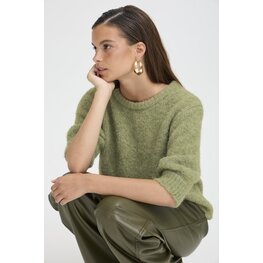 b.young BYMILLERS SS JUMPER grape leaf