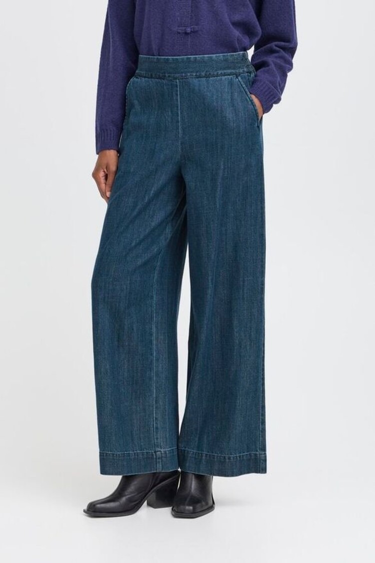 Ichi IHAUBERY Pant dark blue
