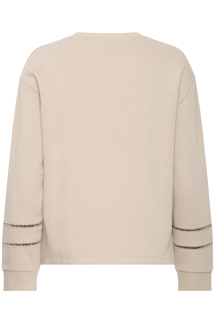b.young BYSOLLE EMB SWEATSHIRT humus