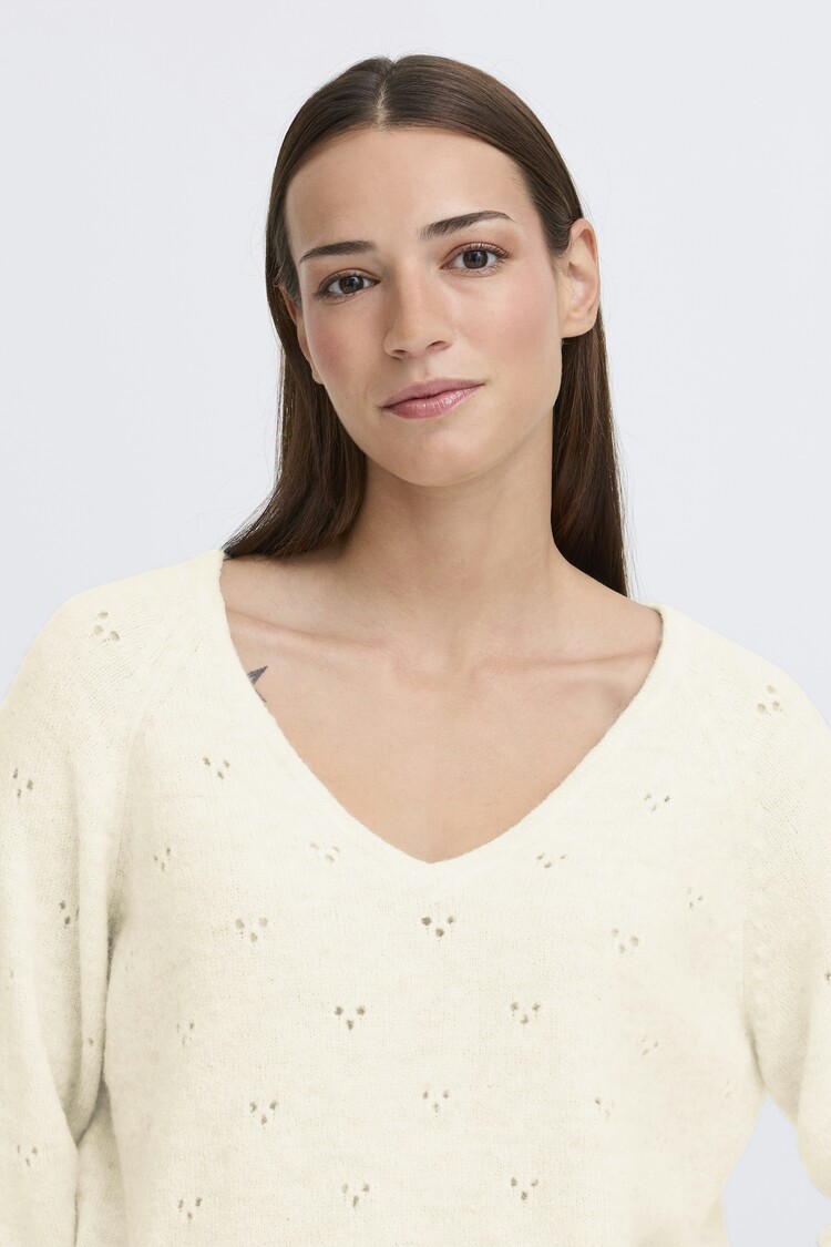 b.young BYMONNA VNECK JUMPER birch