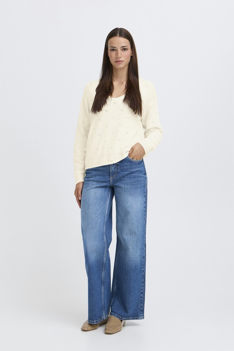 b.young BYMONNA VNECK JUMPER birch