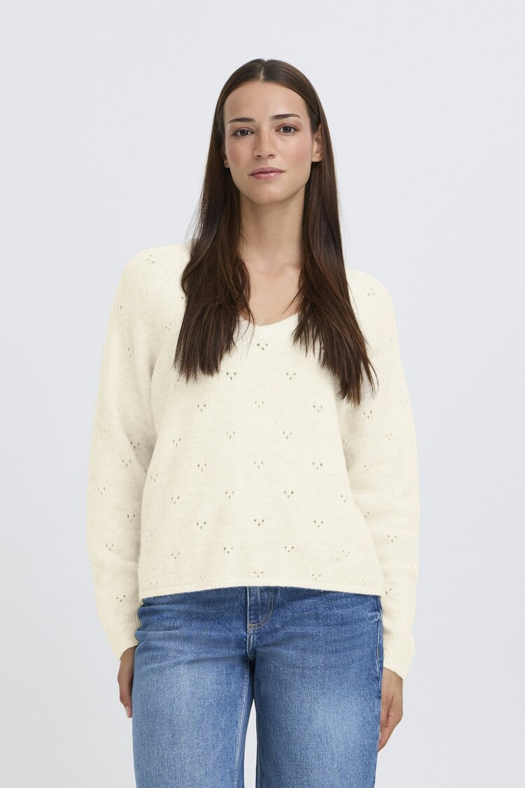 b.young BYMONNA VNECK JUMPER birch