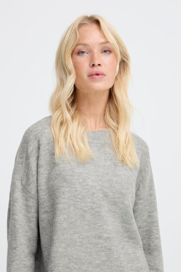 b.young BYMONNA JUMPER mid grey