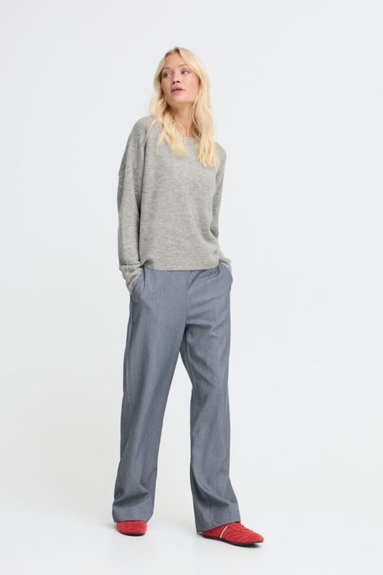 b.young BYMONNA JUMPER mid grey