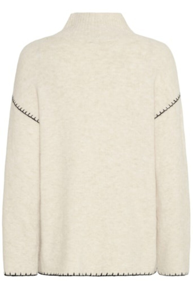 b.young BYOMEA ROLLNECK JUMPER birch