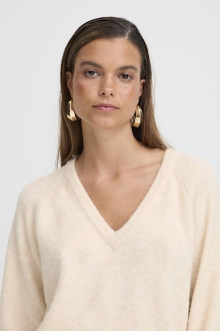 b.young BYOMEA VNECK JUMPER birch