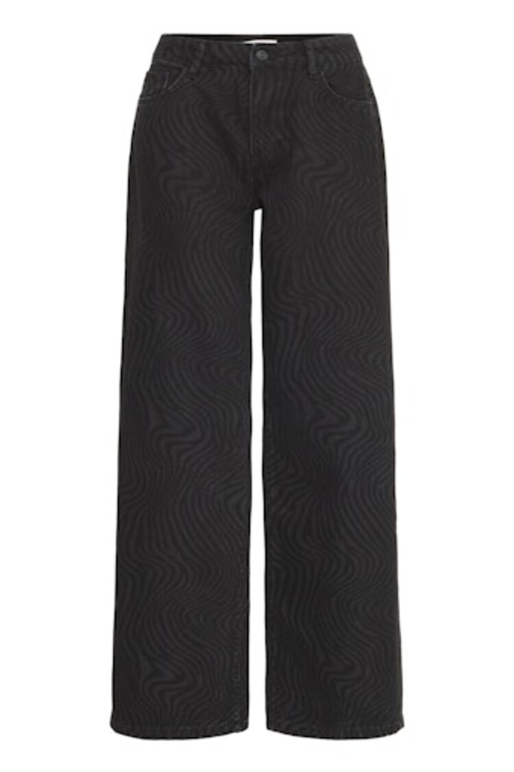 b.young BYLYSSA JEANS black animal