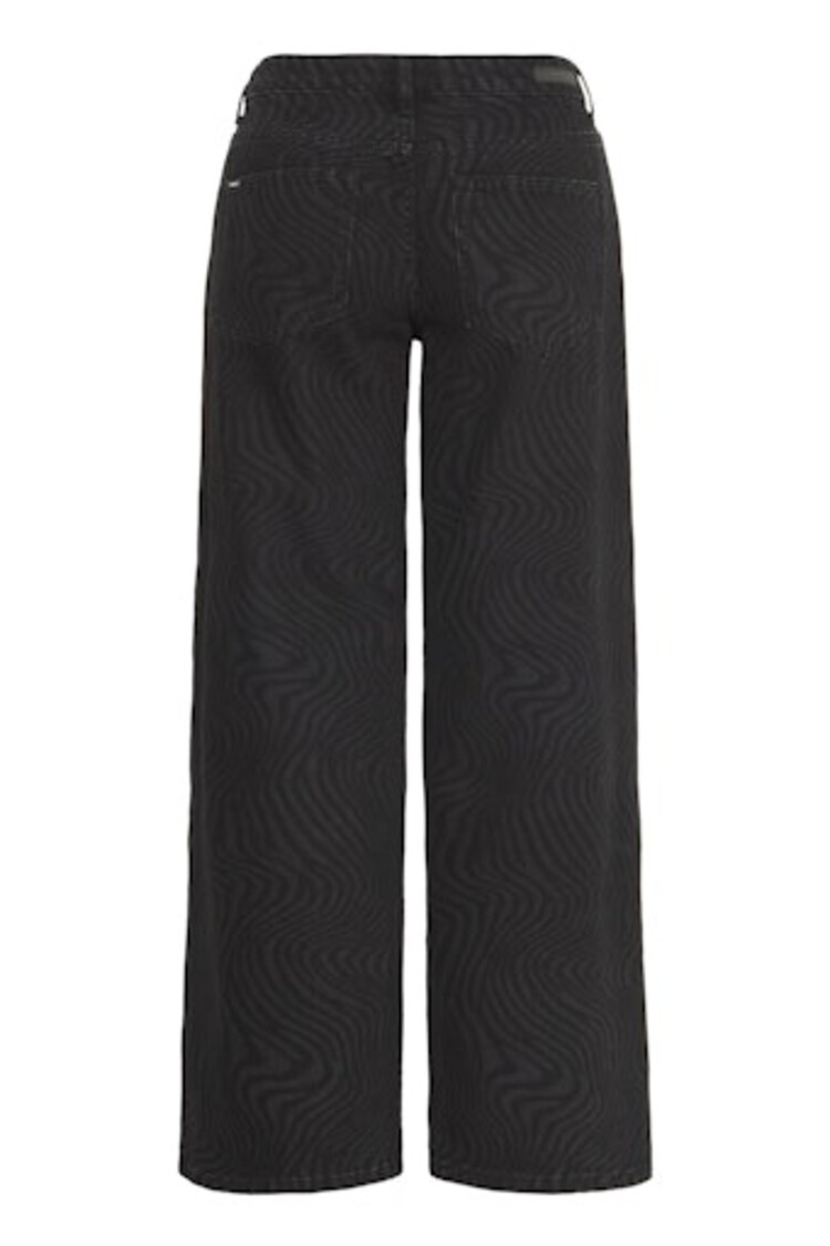 b.young BYLYSSA JEANS black animal