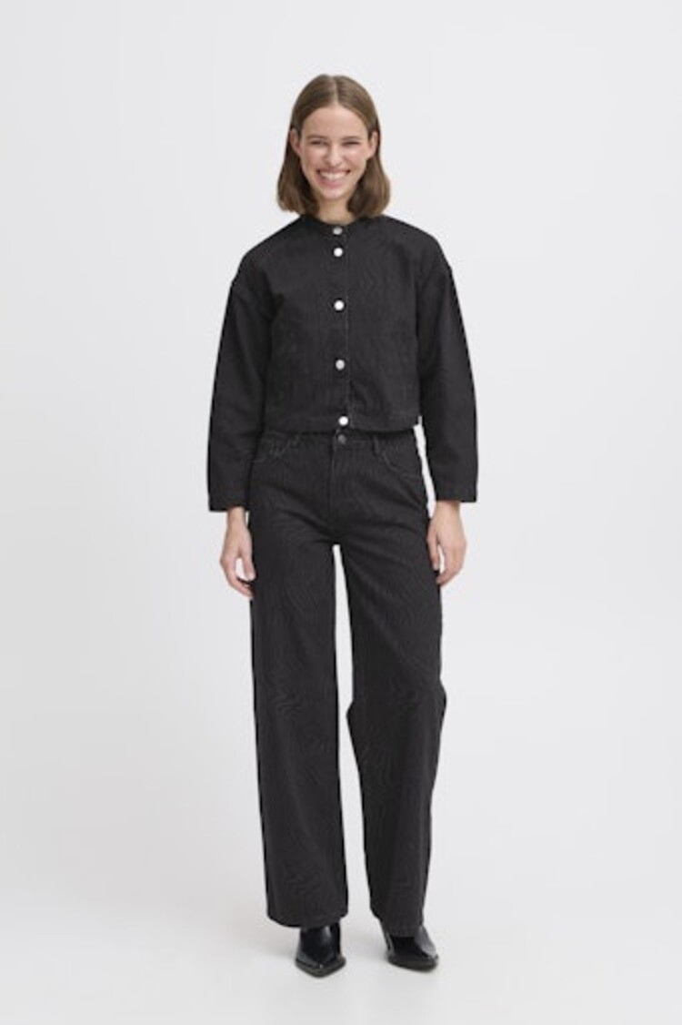 b.young BYLYSSA JEANS black animal