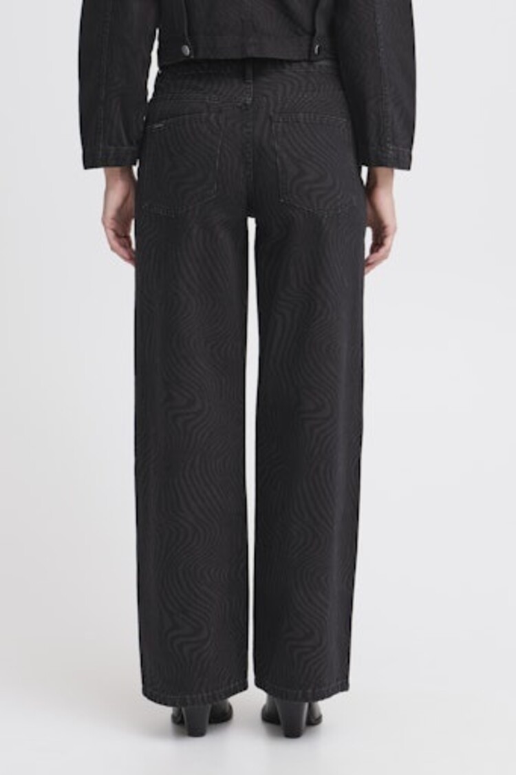 b.young BYLYSSA JEANS black animal