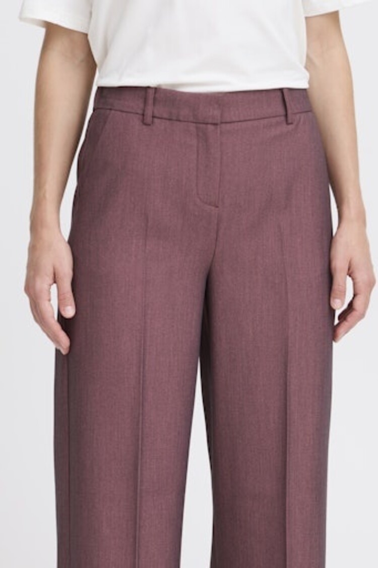 b.young BYDANTA WIDE LEG PANTS 2 roan rouge