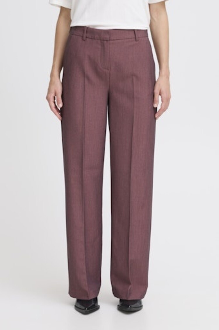 b.young BYDANTA WIDE LEG PANTS 2 roan rouge