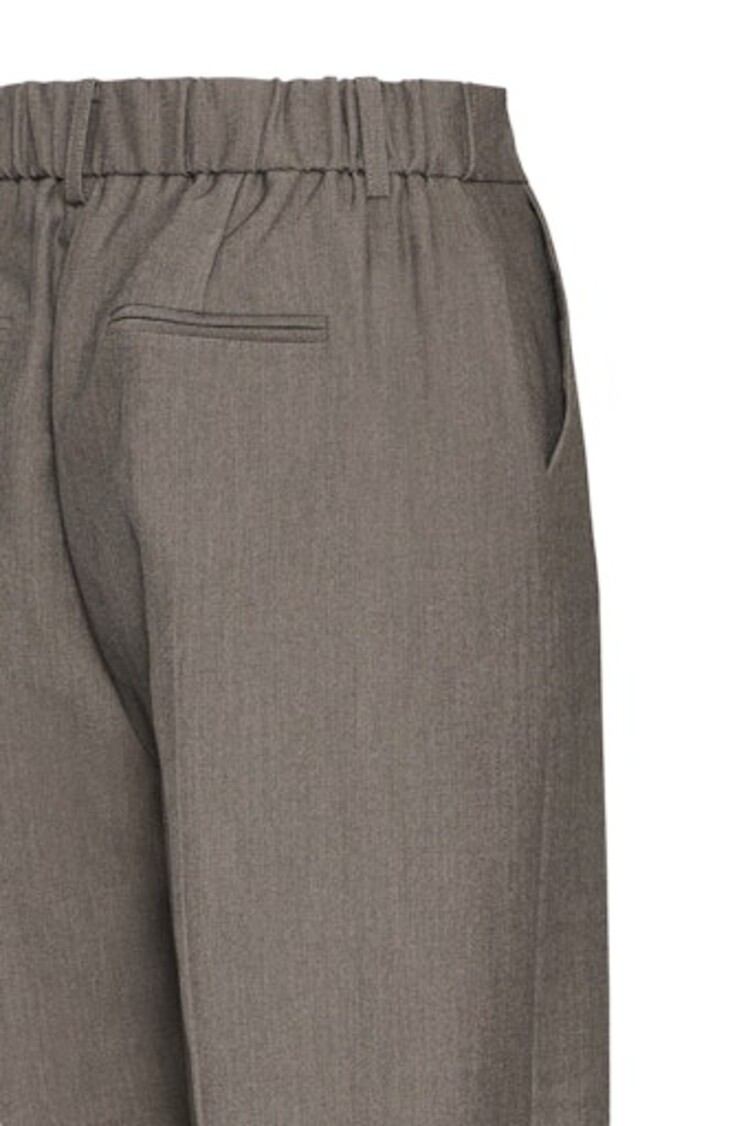 b.young BYDANTA WIDE LEG PANTS 2 walnut melange