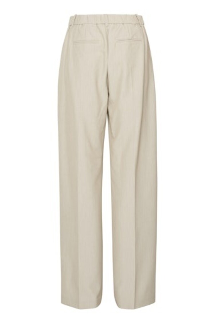 b.young BYDANTA WIDE LEG PANTS 2 humus melange