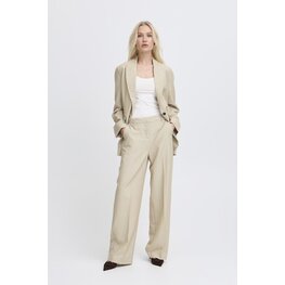b.young BYDANTA WIDE LEG PANTS 2 humus melange