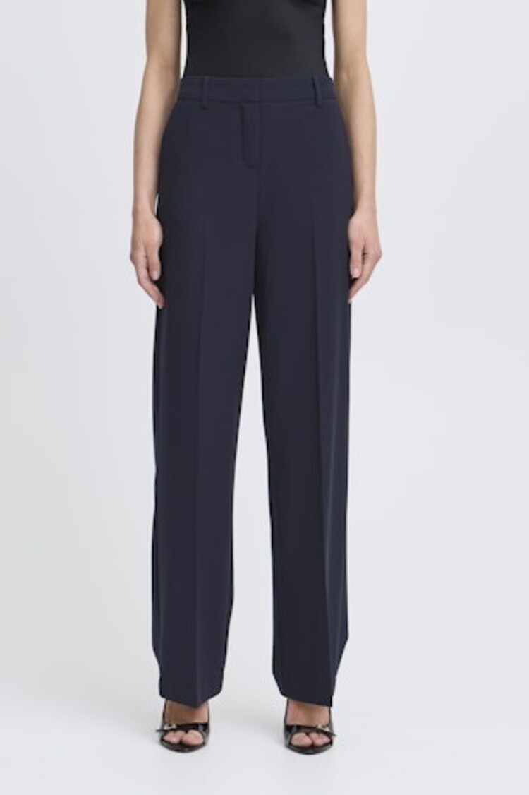 b.young BYDANTA WIDE LEG PANTS 2 copenhagen night