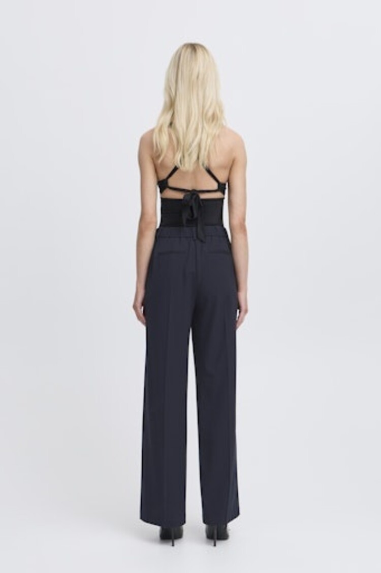 b.young BYDANTA WIDE LEG PANTS 2 copenhagen night