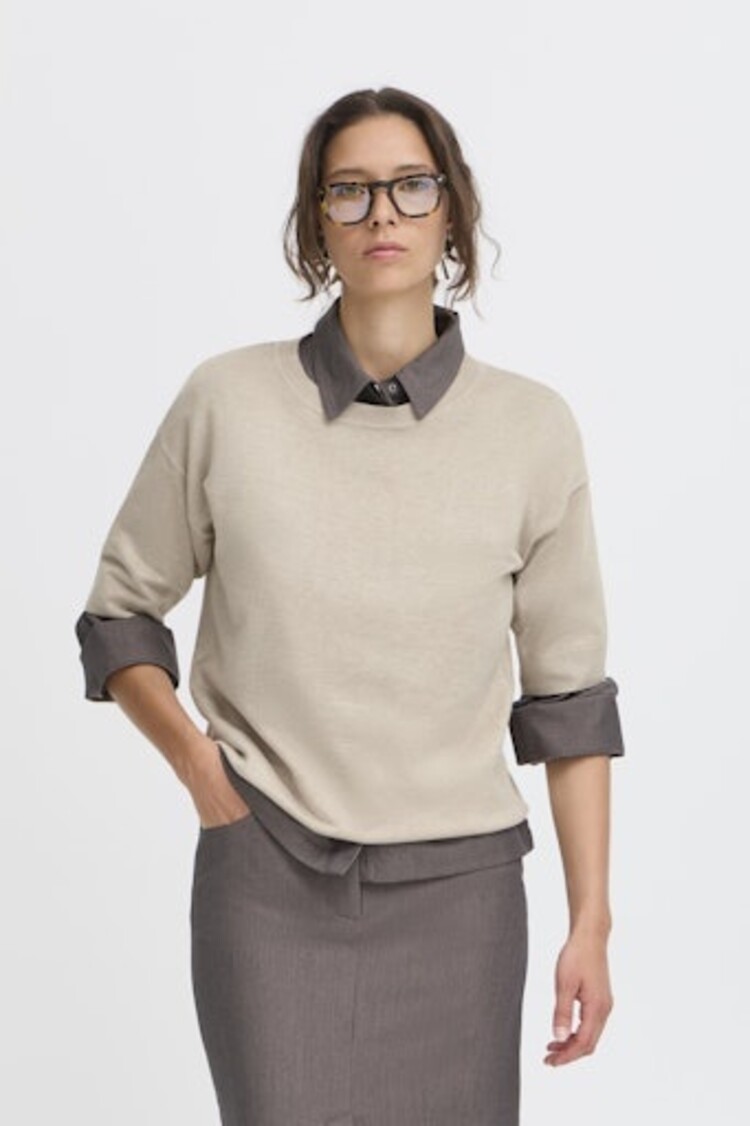 b.young BYMMORLA TSHIRT humus