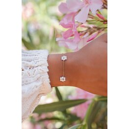 My Jewellery Gold Bracelet pearl flower Gold