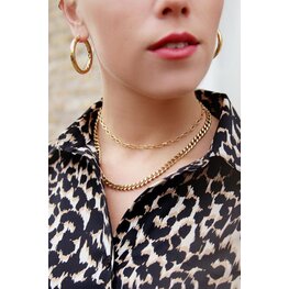 My Jewellery Gold Moments necklace small links  Gold