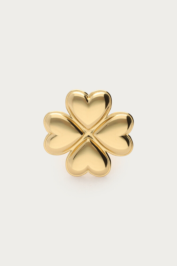 My Jewellery Gold Ring stmt clover Gold