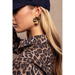 My Jewellery Gold Earstud flower Gold
