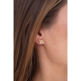 My Jewellery Gold Earstuds bow medium Gold