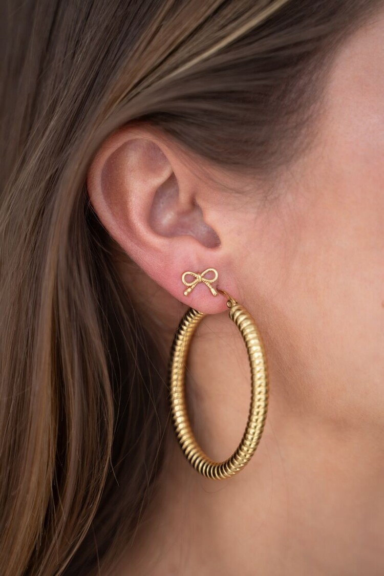 My Jewellery Gold Earstuds bow mini Gold *