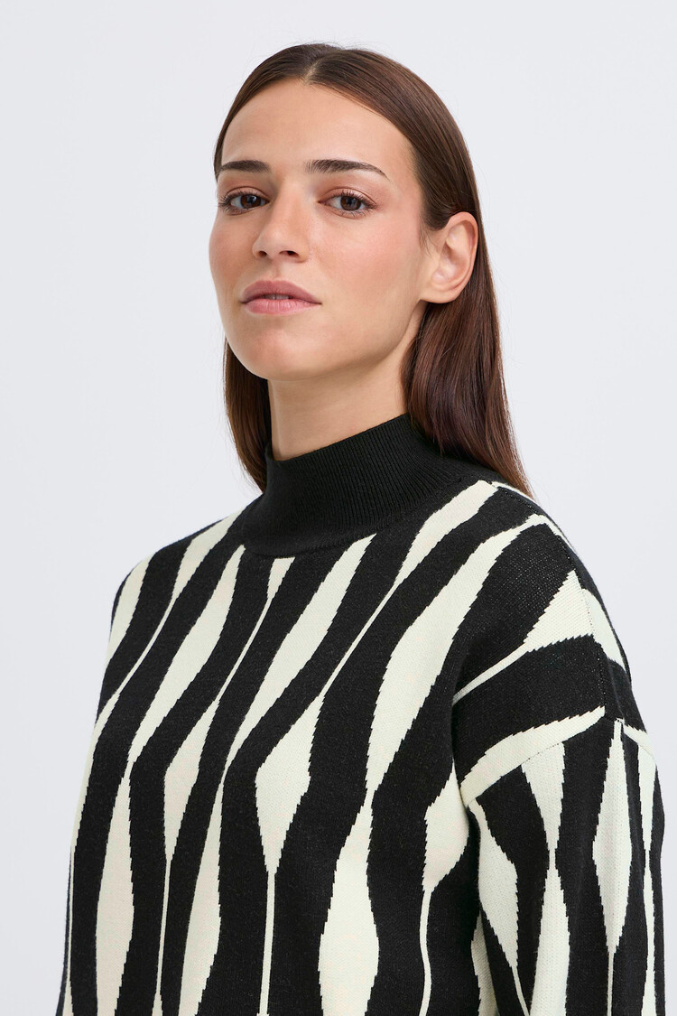 b.young BYOTARI JACQUARD JUMPER