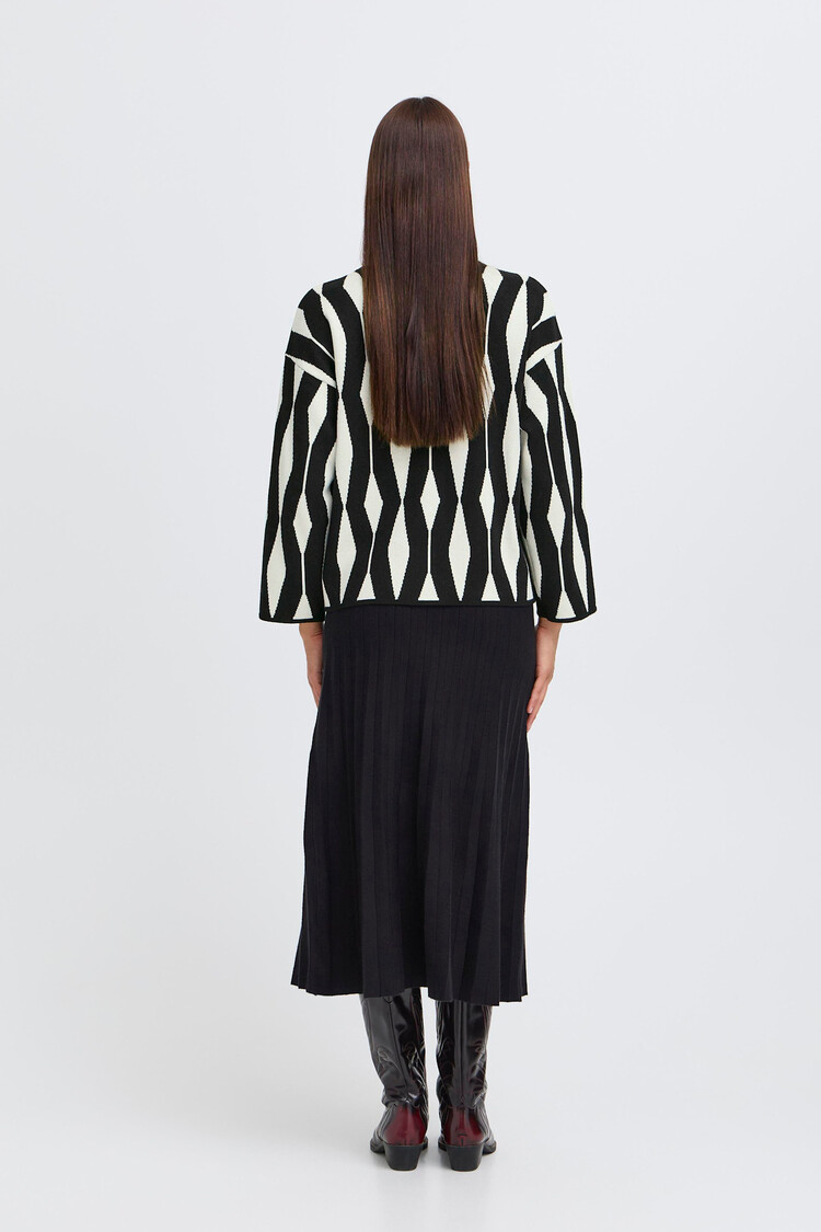 b.young BYOTARI JACQUARD JUMPER