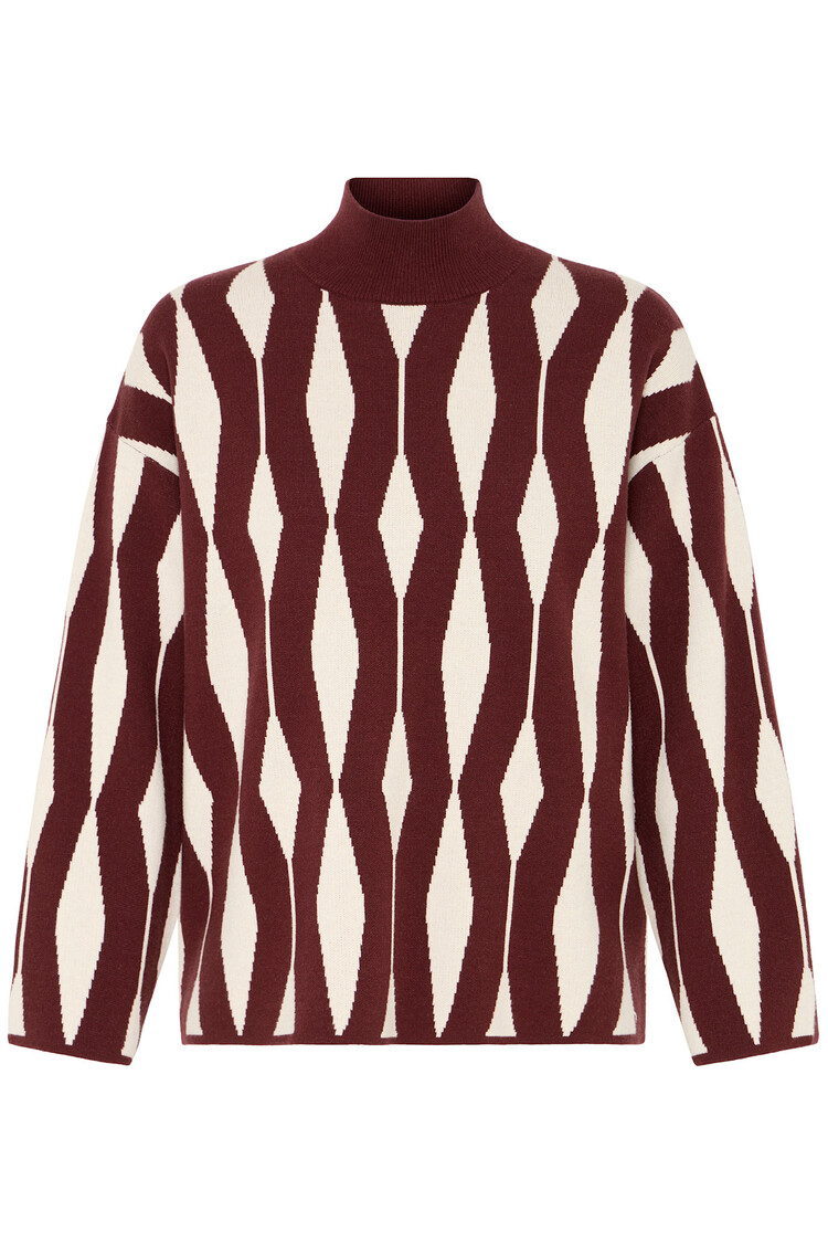 b.young BYOTARI JACQUARD JUMPER