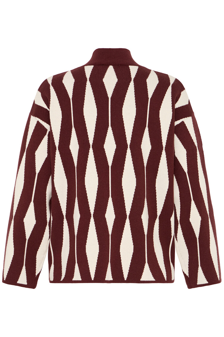 b.young BYOTARI JACQUARD JUMPER