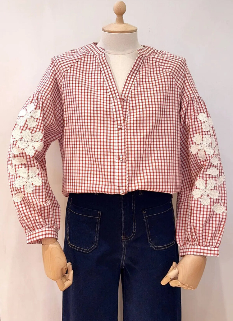 Season Blouse bordeau