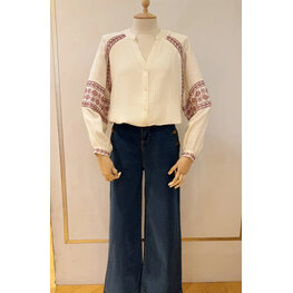 Season Blouse burgundy