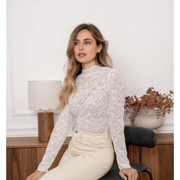 Estelle longsleeve wit