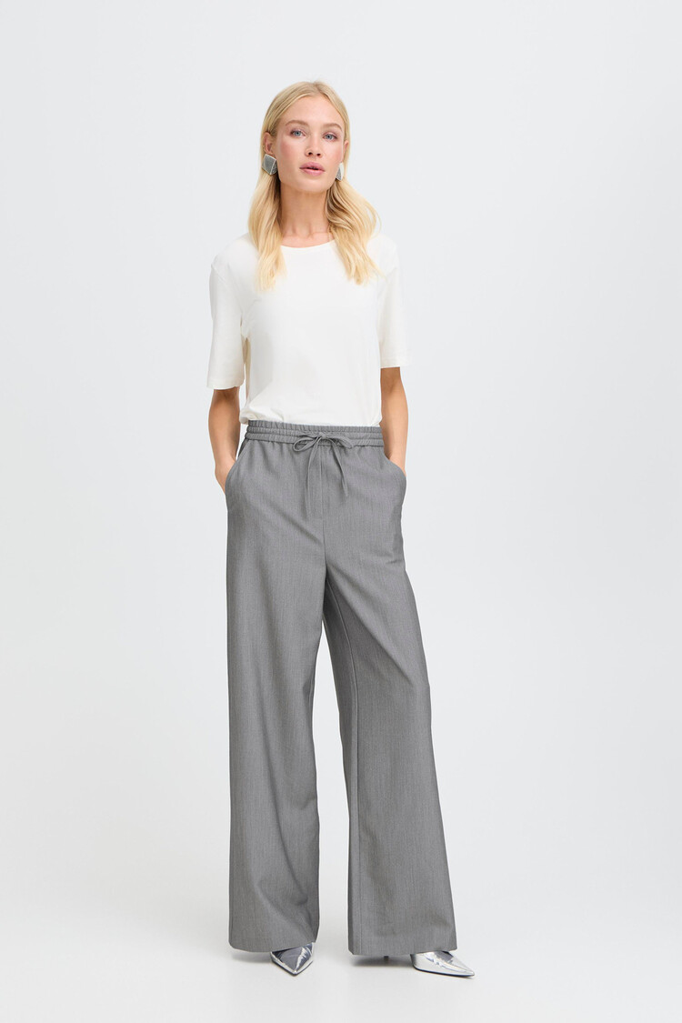 b.young BYDANTA WIDE LEG PANTS 2 copenhagen night