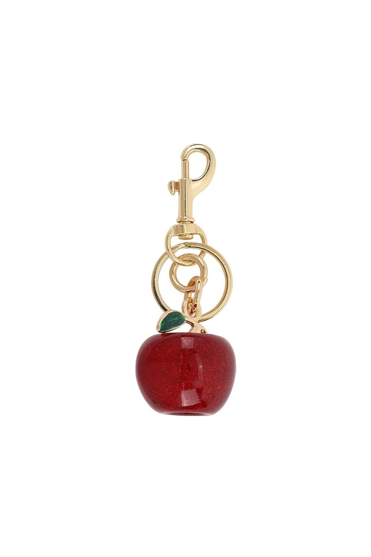 Apple bag charm