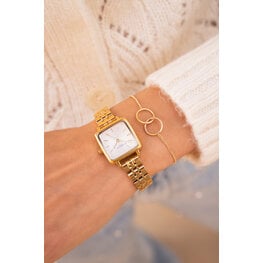 My Jewellery Watch square clock chain