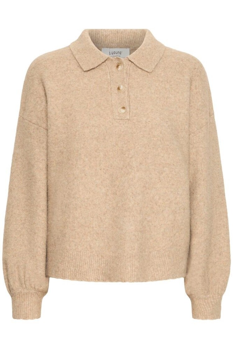 b.young BYXOMEA SCALLOPED POLO