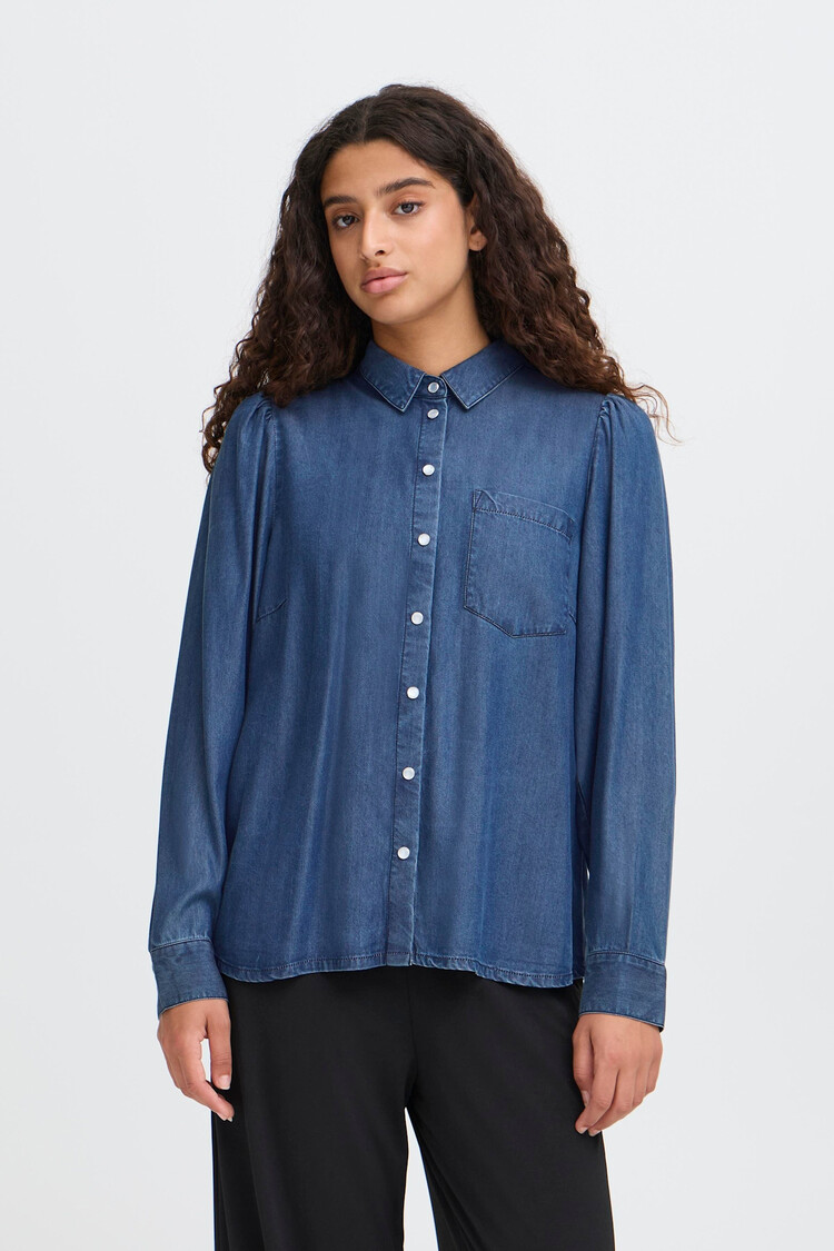 Ichi IHKATE CORDUROY Pant patriot blue