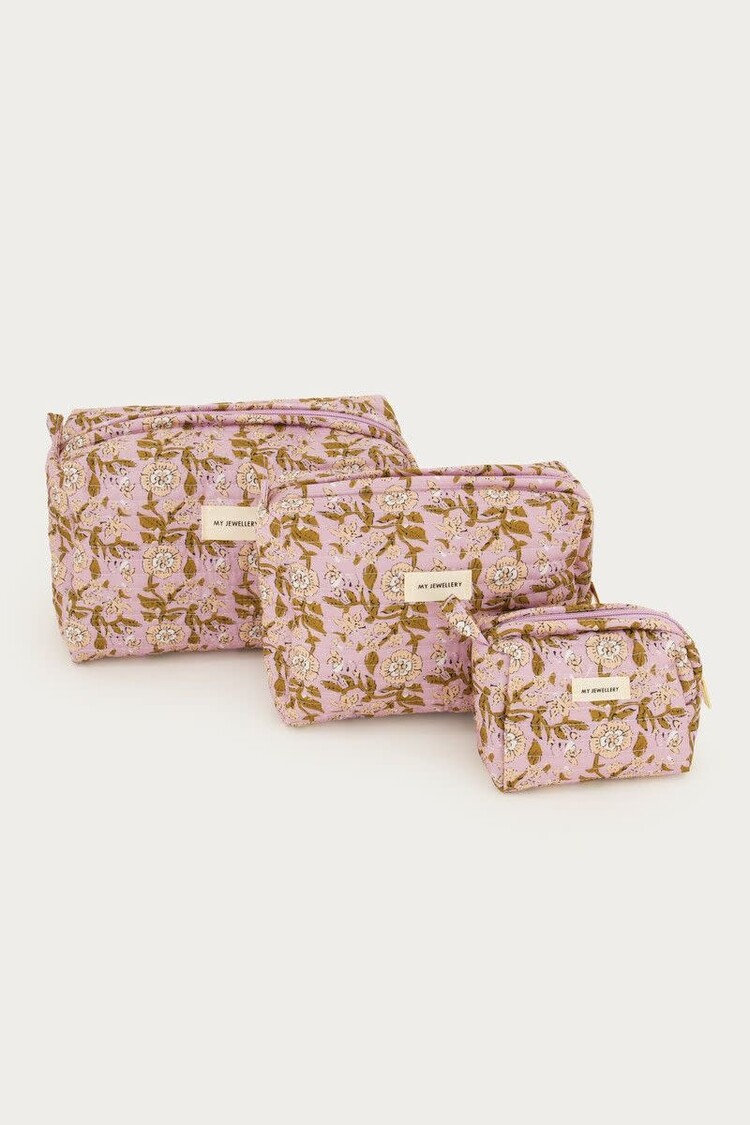 My Jewellery Purple toiletry bag set