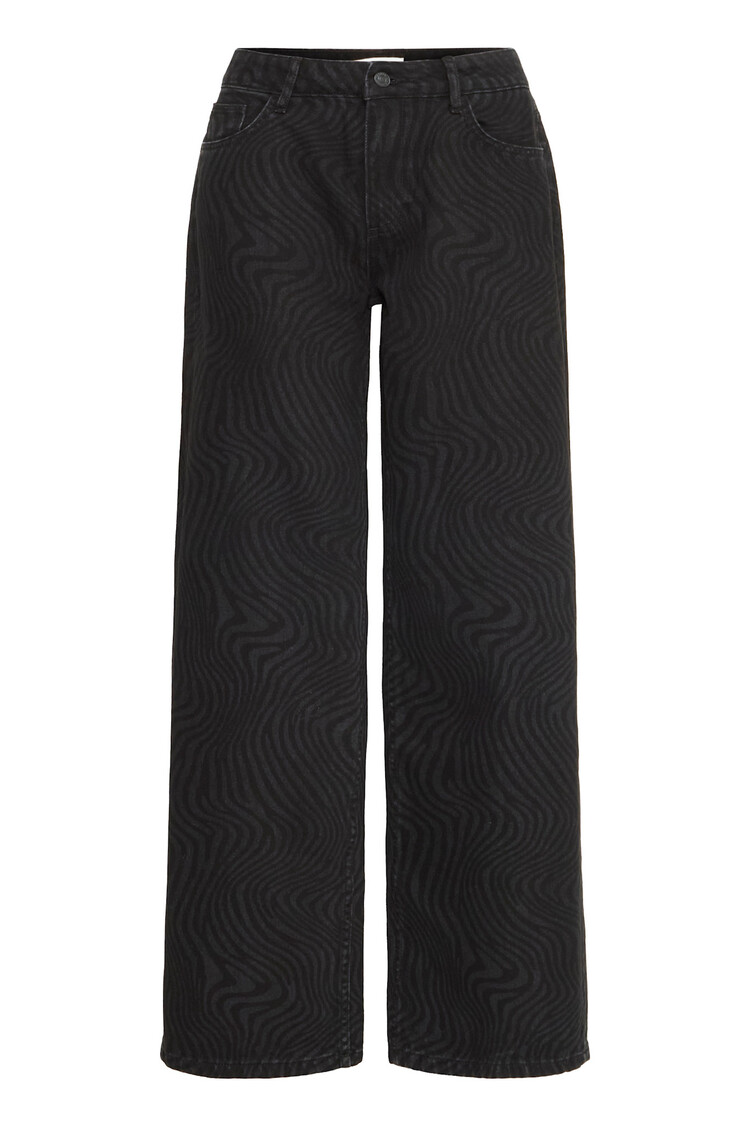 b.young BYDANTA WIDE LEG PANTS 2 walnut melange