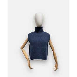 Pull rollneck bleu marine