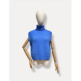 Pull rollneck bleu royal
