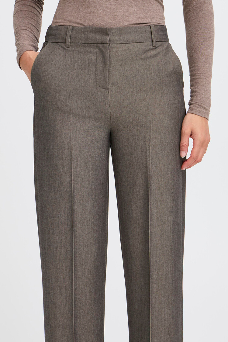 b.young BYPUSTI MIDI SKIRT meteorite