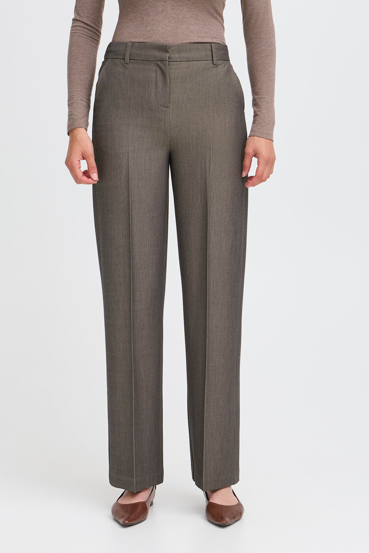 b.young BYPUSTI MIDI SKIRT meteorite