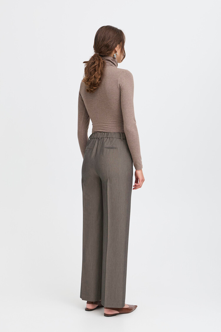 b.young BYPUSTI MIDI SKIRT meteorite