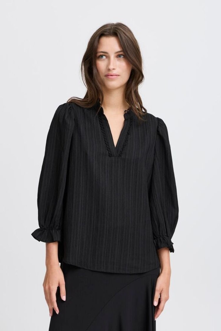 b.young BYJULIANA SS BLOUSE black