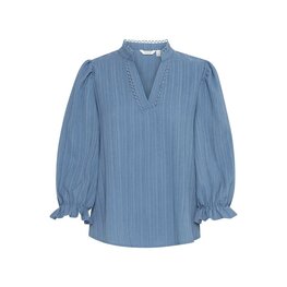 b.young BYJULIANA SS BLOUSE blue