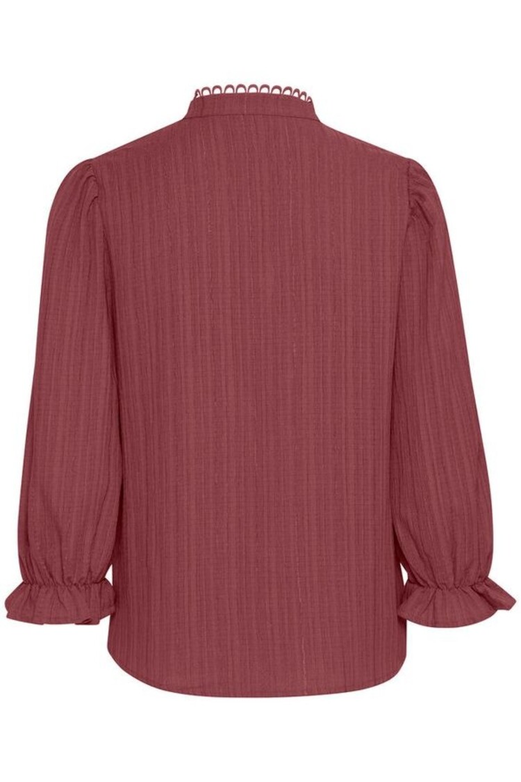 b.young BYJULIANA SS BLOUSE maroon